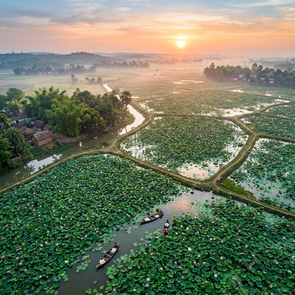 Makhana Farms Bihar